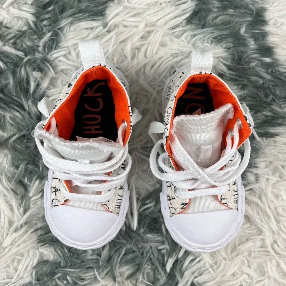 Converse Not A Chuck Kids Youth Sneaker White Orange Size Youth 6